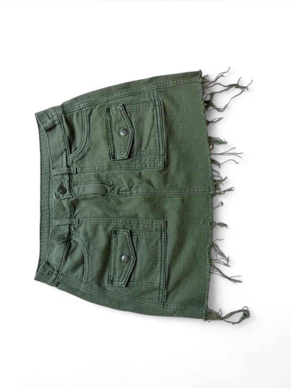 Aerie Cargo Low Rise Micro Mini Skirt XS